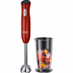 Russell Hobbs Desire, Mélangeur par immersion, 0,7 L, 500 W, Rouge, Acier inoxydable