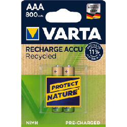 Varta 56813 101 402 pile domestique Batterie rechargeable AAA Hybrides nickel-métal (NiMH)