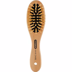 Boostez la force de vos cheveux et la vitalité de votre cuir chevelu avec TITANIA Brosse Pneumatique Nature Hêtre 18 cm