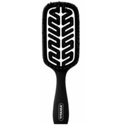 Titania Brosse flexible plastique noir 26 cm réf 2888