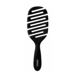 Titania Brosse flexible plastique noir 24 cm réf 2889