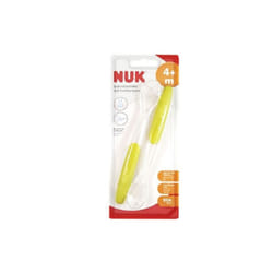 Lot de 2 Cuillères Douces en Silicone 4M+ NUK