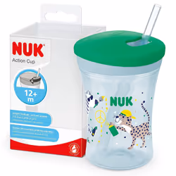 Contient 230ml de liquide, convient aux enfants de 12 mois et plus
Paille souple, douce pour le palais et les gencives