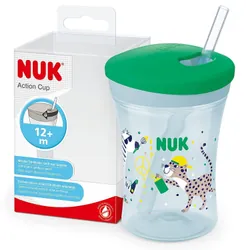 Nuk Action Cup Avec Paille 12M+ Fille 230ml