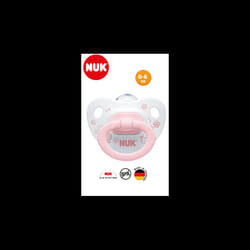 Nuk Sucette Rose&Bleu Rose Avec Boite 0-6M