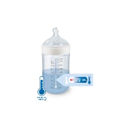 Nuk Biberon Nature Sense Temperature Control 'M' 260ml Plastique Fille