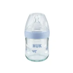 Nuk Biberon Nature sense 120ml en verre Température Control Garçon