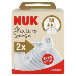 NUK Nature Sense 2 Tétines Silicone - Taille : M