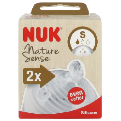 NUK Nature Sense 2 Tétines Silicone - Taille : S