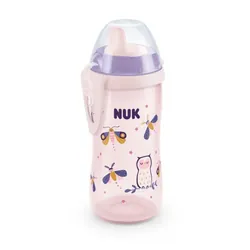 Biberon Kiddy Cup 300ml Night Rose-Violet 12m+ Nuk