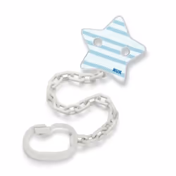 Mignon et très pratique pour attacher la sucette aux vêtements de bébé La sucette est protégée des salissures et de la poussi ...