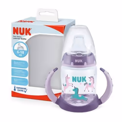 Légère et robuste
Tasse avec bec verseur et couvercle en silicone laisse qui est particulièrement utile lorsque vous voyagez