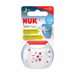 NUK Star Night avec Boîte 6-18 M Fille