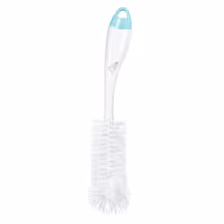 Le design flexible de cette brosse et ses poils rigides assurent un prénettoyage rigoureux des biberons et tétines