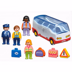 Playmobil 1.2.3 Autocar de voyage