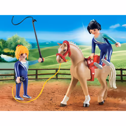 Playmobil Voltigeuses et cheval