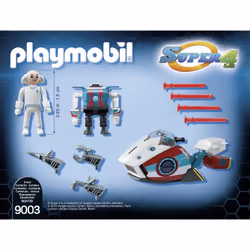 Playmobil Super 4 Sky Jet Et Docteur X - Vue supplémentaire 3