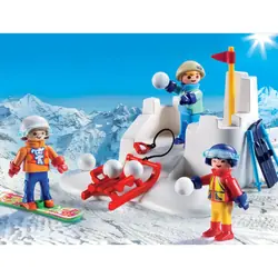 Playmobil FamilyFun Enfants Avec Boules De Neige