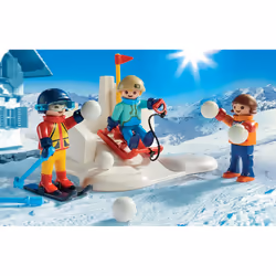 Playmobil FamilyFun Enfants Avec Boules De Neige