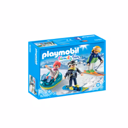 Playmobil FamilyFun Vacanciers Aux Sports D'Hiver - Vue supplémentaire 2
