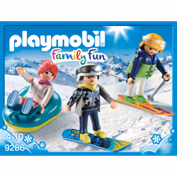Playmobil FamilyFun Vacanciers Aux Sports D'Hiver - Vue supplémentaire 3