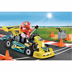 Playmobil Action Valisette Pilote de karting - Vue supplémentaire 3