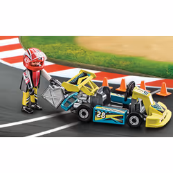 Playmobil Action Valisette Pilote de karting - Vue supplémentaire 4