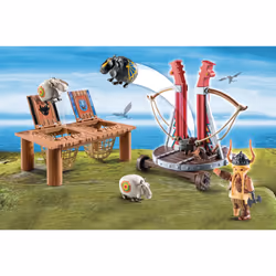Playmobil Gueulfor avec baliste lance-mouton - Vue supplémentaire 2