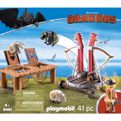 Playmobil Gueulfor avec baliste lance-mouton - Vue supplémentaire 5