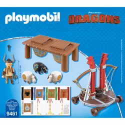 Playmobil Gueulfor avec baliste lance-mouton - Vue supplémentaire 6