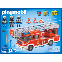 Playmobil Camion de pompiers avec échelle pivotant - Vue supplémentaire 10