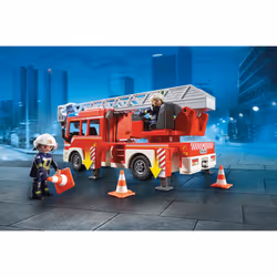 Playmobil Camion de pompiers avec échelle pivotant - Vue supplémentaire 5