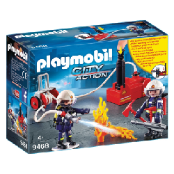Playmobil Pompiers avec matériel d'incendie