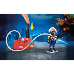 Playmobil Pompiers avec matériel d'incendie