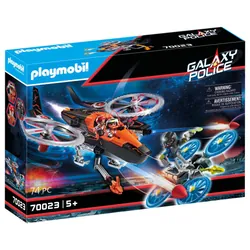 Playmobil Galaxy Police Hélicoptère Et Pirates De L'Espace