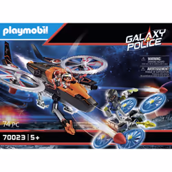 Playmobil Galaxy Police Hélicoptère Et Pirates De L'Espace - Vue supplémentaire 3