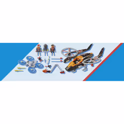 Playmobil Galaxy Police Hélicoptère Et Pirates De L'Espace - Vue supplémentaire 6