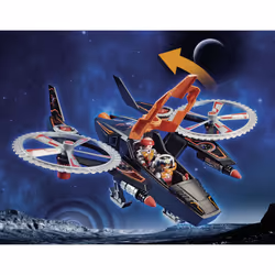 Playmobil Galaxy Police Hélicoptère Et Pirates De L'Espace - Vue supplémentaire 7