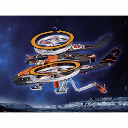 Playmobil Galaxy Police Hélicoptère Et Pirates De L'Espace - Vue supplémentaire 9