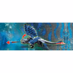 Playmobil Dragons Krokmou et Harold avec bébé dragon - Vue supplémentaire 3