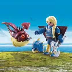 Playmobil Dragons Astrid Combinaison De Vol Globegobeur