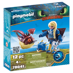 Playmobil Dragons Astrid Combinaison De Vol Globegobeur - Vue supplémentaire 2