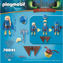 Playmobil Dragons Astrid Combinaison De Vol Globegobeur - Vue supplémentaire 3