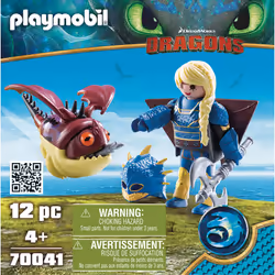 Playmobil Dragons Astrid Combinaison De Vol Globegobeur - Vue supplémentaire 4