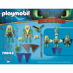 Playmobil Dragons Kranedur Et Kognedur En Combinaison - Vue supplémentaire 3