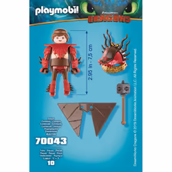 Playmobil Dragons Rustik En Combinaison De Vol - Vue supplémentaire 4