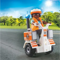 Playmobil City Life Secouriste Et Gyropode