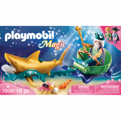 Playmobil Roi des mers avec calèche royale - Vue supplémentaire 5