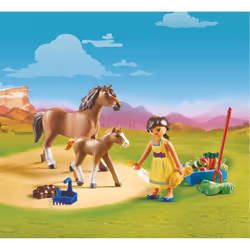 Playmobil Apo avec cheval et poulain - Vue supplémentaire 2