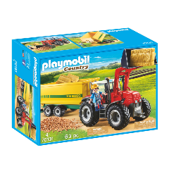 Playmobil Country Grand tracteur avec remorque